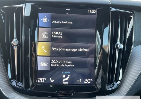 Volvo XC 60 cena 149900 przebieg: 74039, rok produkcji 2019 z Warszawa małe 562